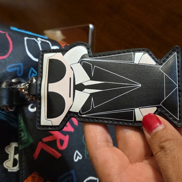 Karl Lagerfeld Black Multicolor Satchel - Picture 15 of 17